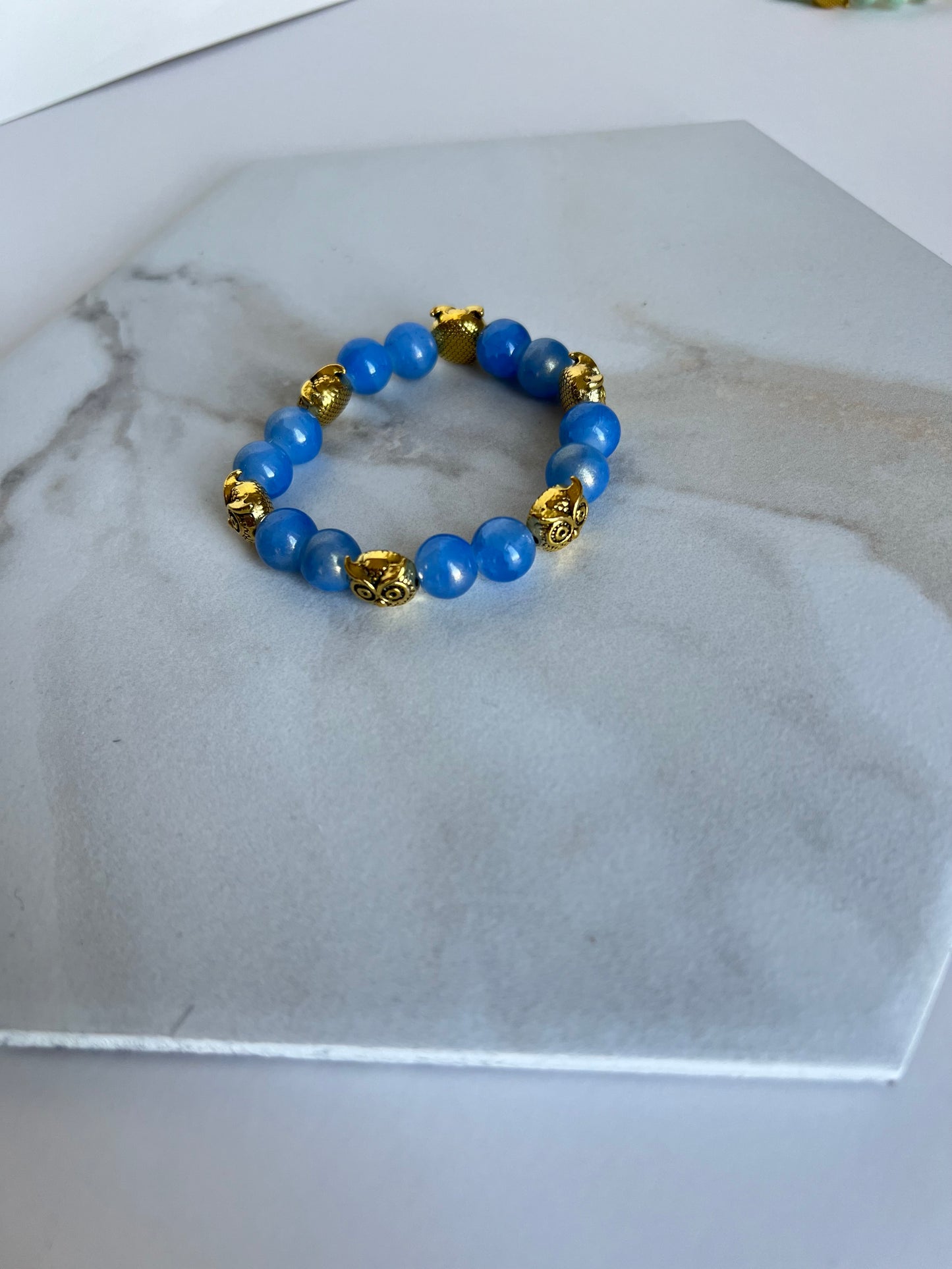 CARRY ØN. CARRIE ON Bracelet - Azure Blue