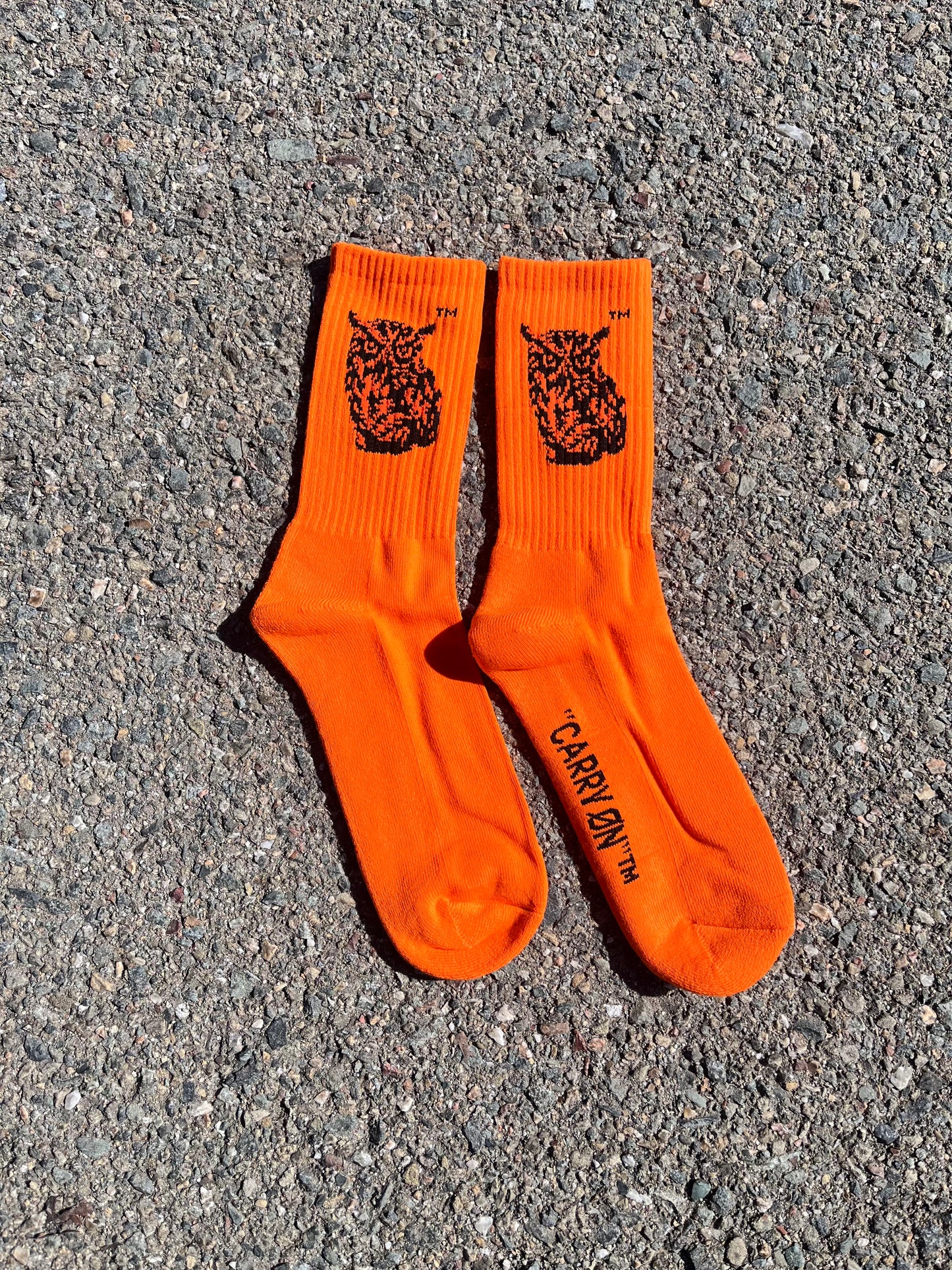 "Socks" - Spring Orange