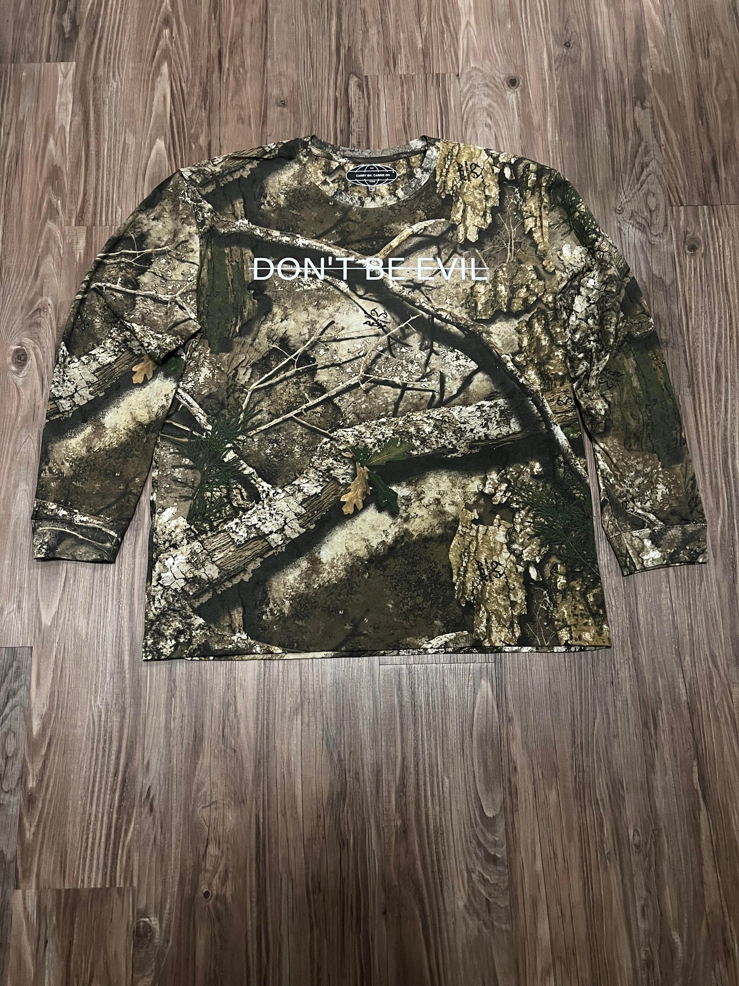 *PRE-ORDER*  DON'T BE EVIL Camo Long-Sleeve T-Shirt